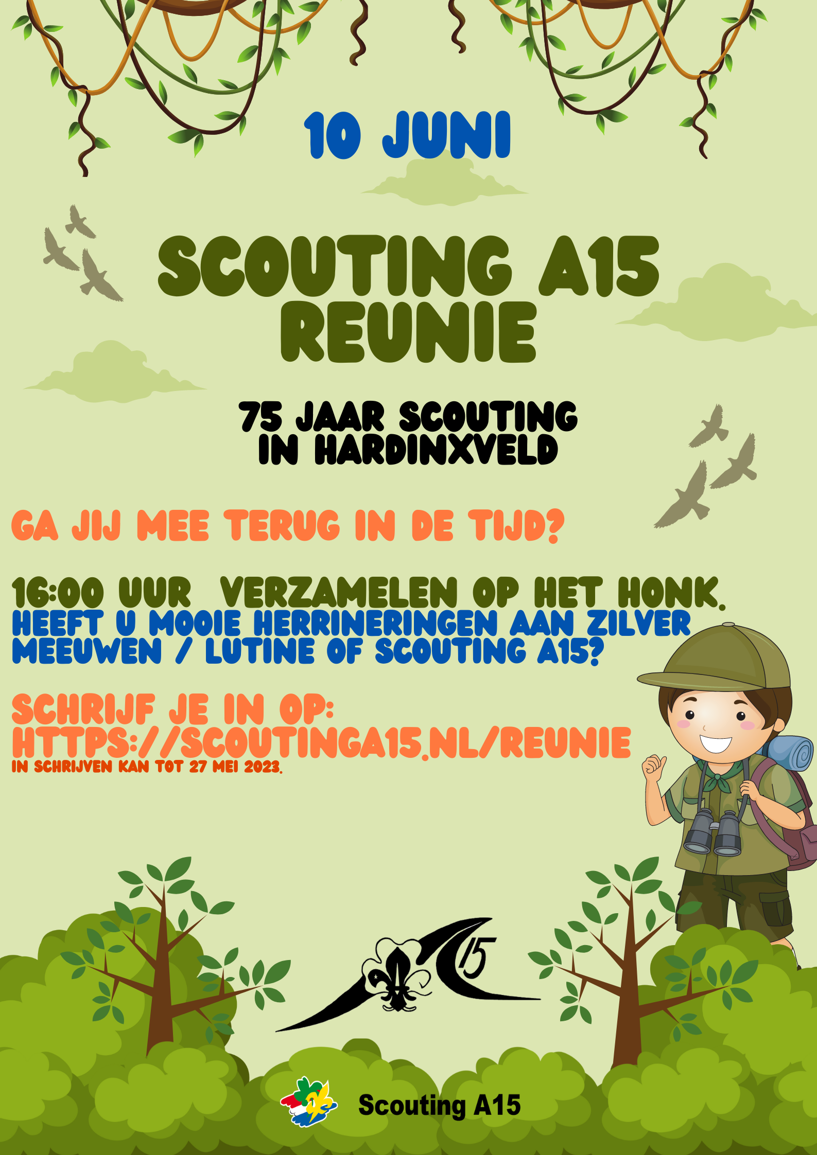 Reunie uitnodiging